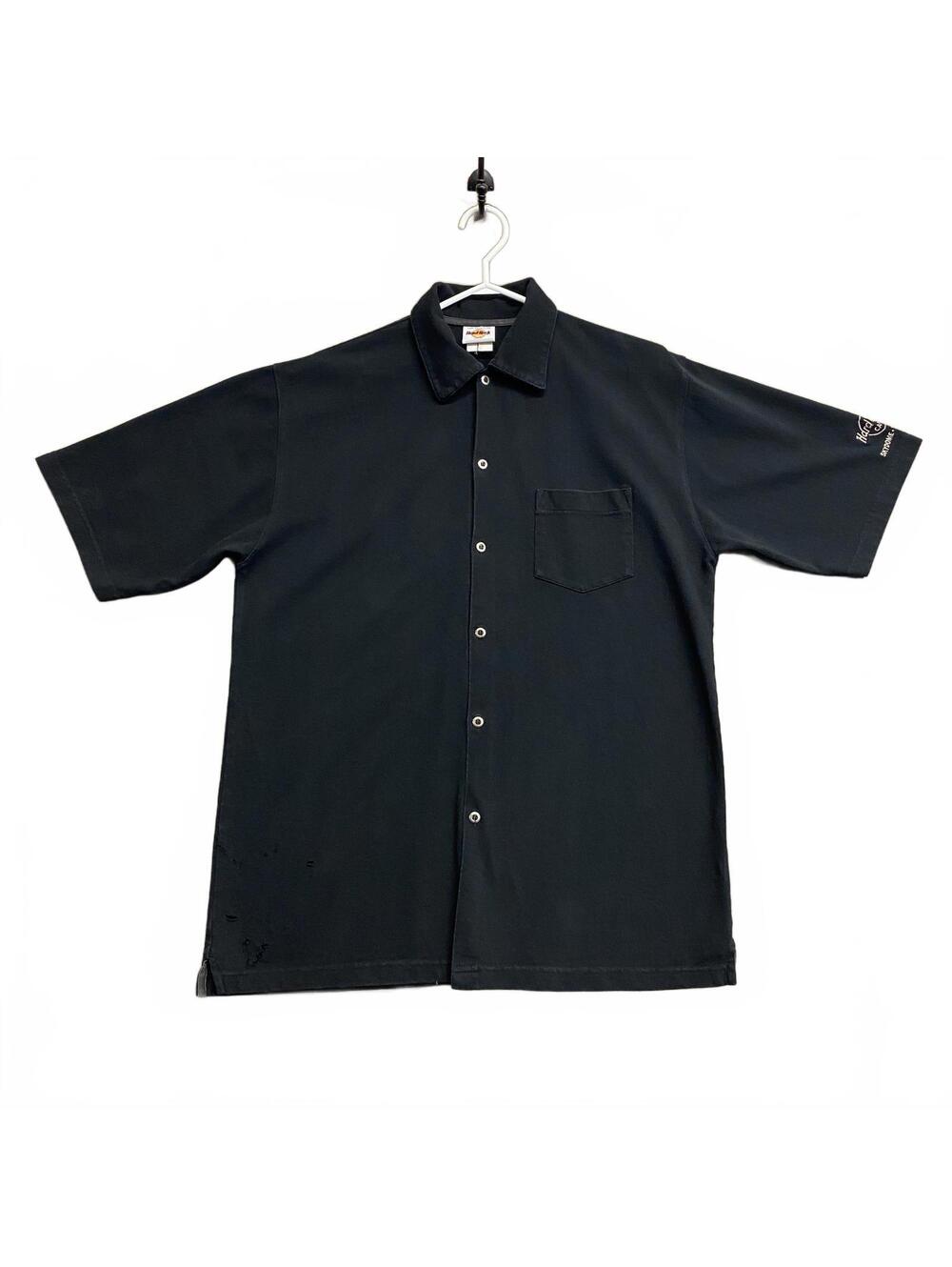 VTG 90s Hard Rock Cafe SkyDome Canada Black Short Sleeve Shirt Large Canada